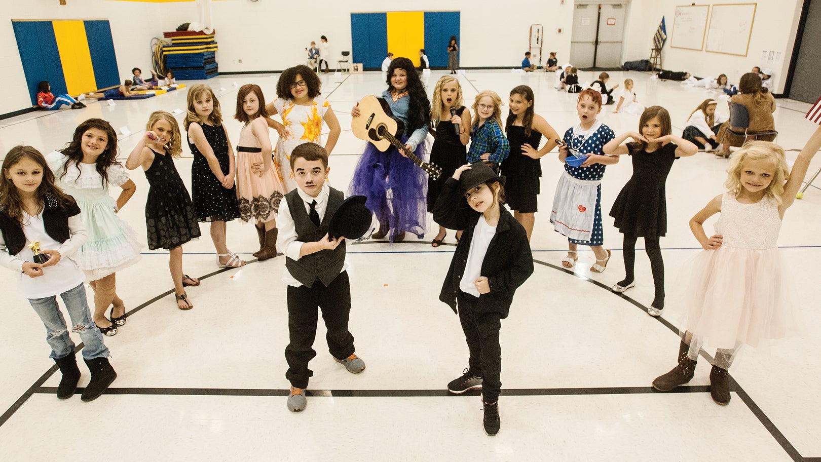 Burlington school's wax museum brings heroes to life