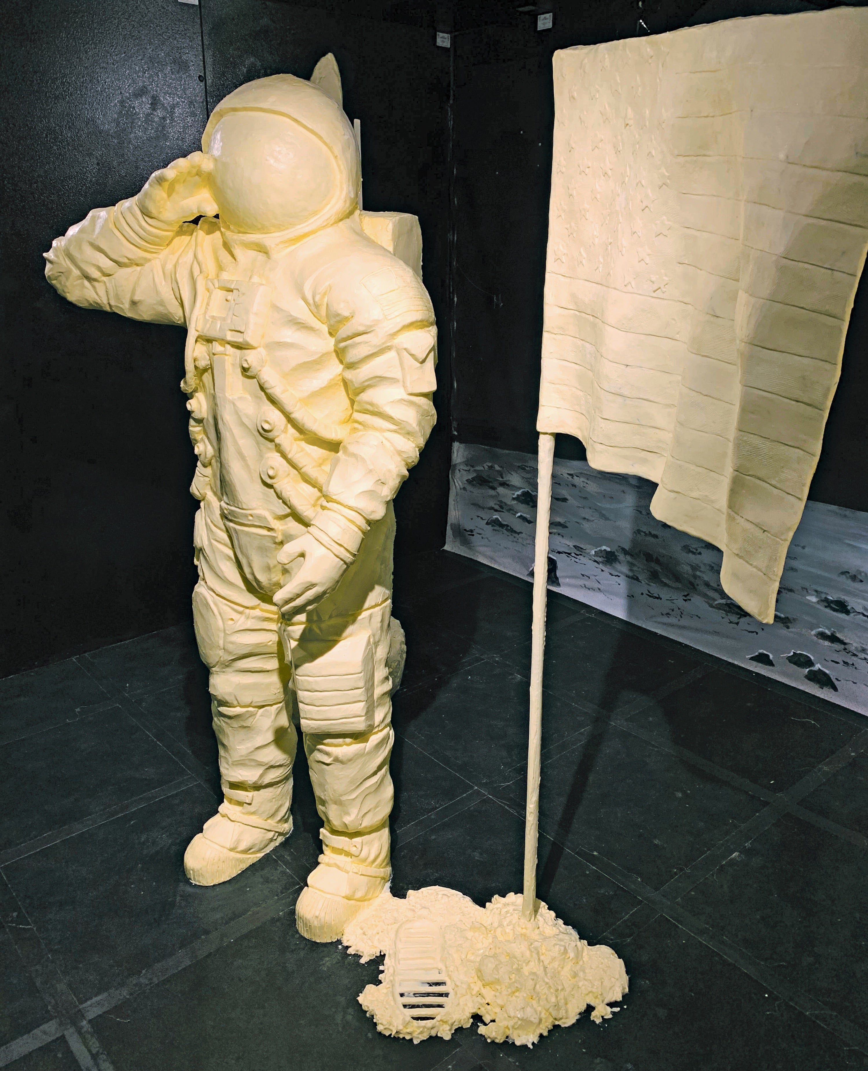 Apollo 11 astronauts receive a buttery tribute at the Ohio State