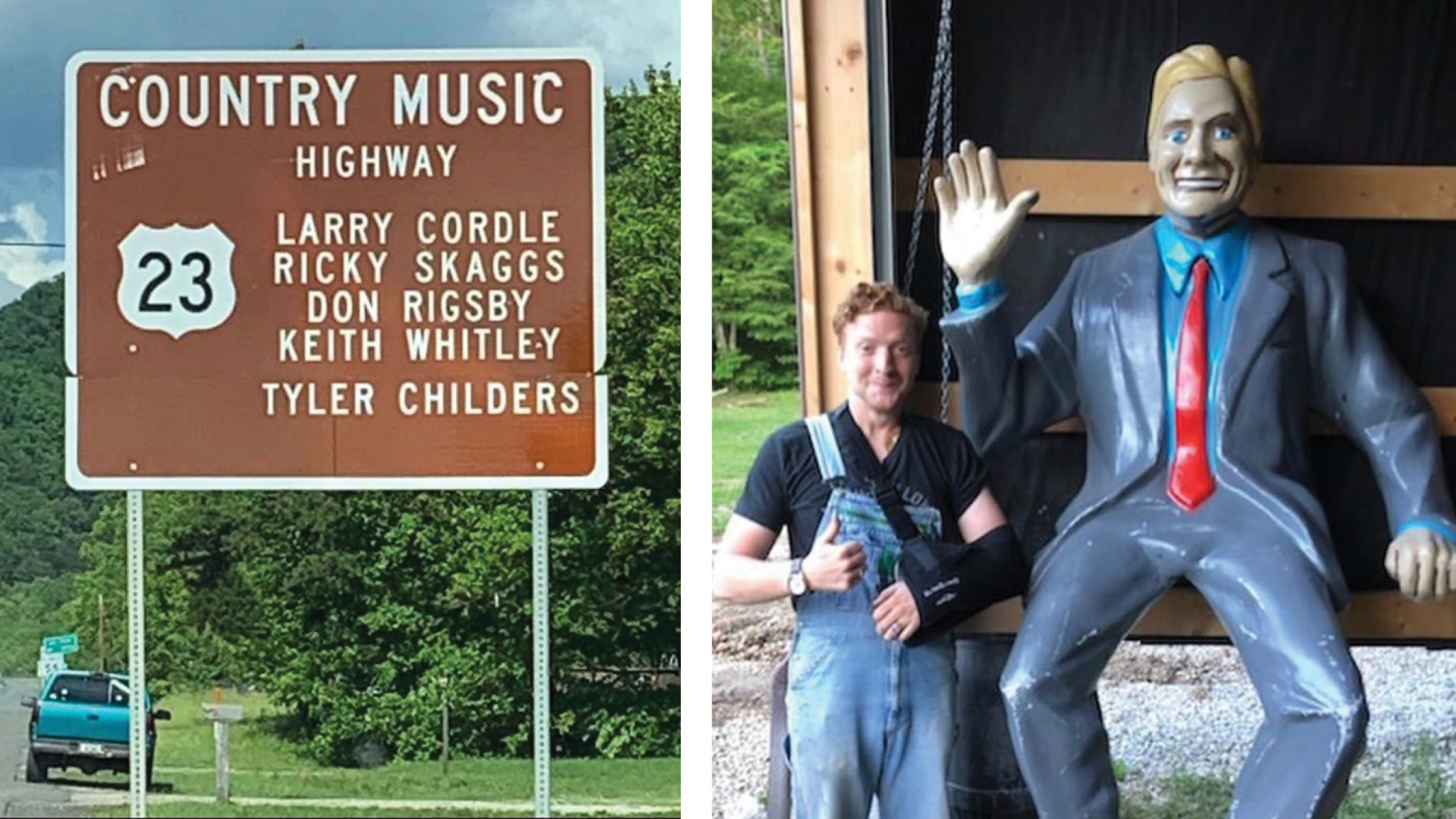 Tyler Childers gets his name on Country Music Highway sign The