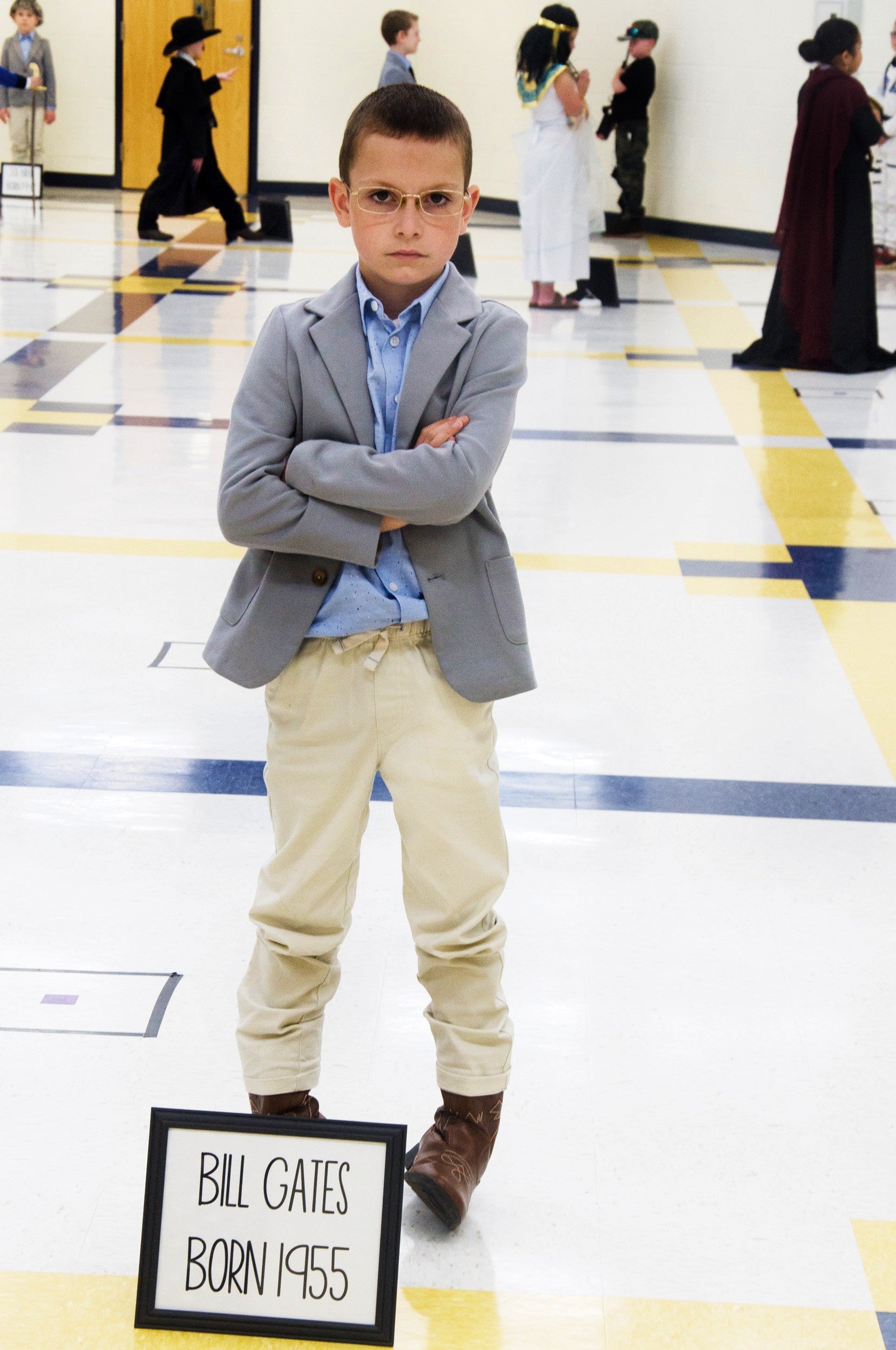 Students bring wax museum to life at Beverley Manor Elementary