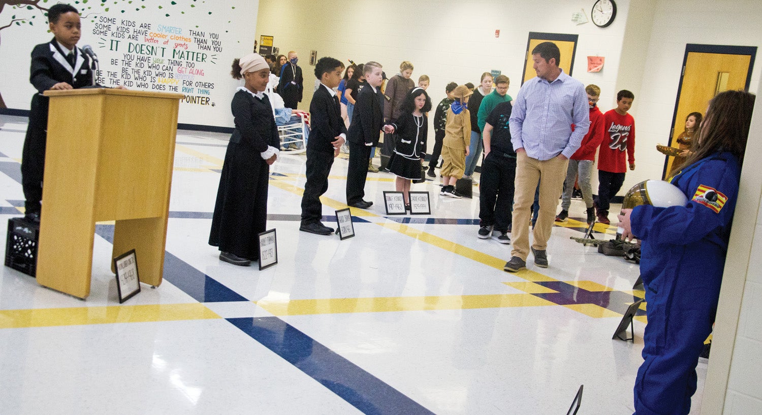 History on display: Burlington students create Living Wax Museum - The  Tribune