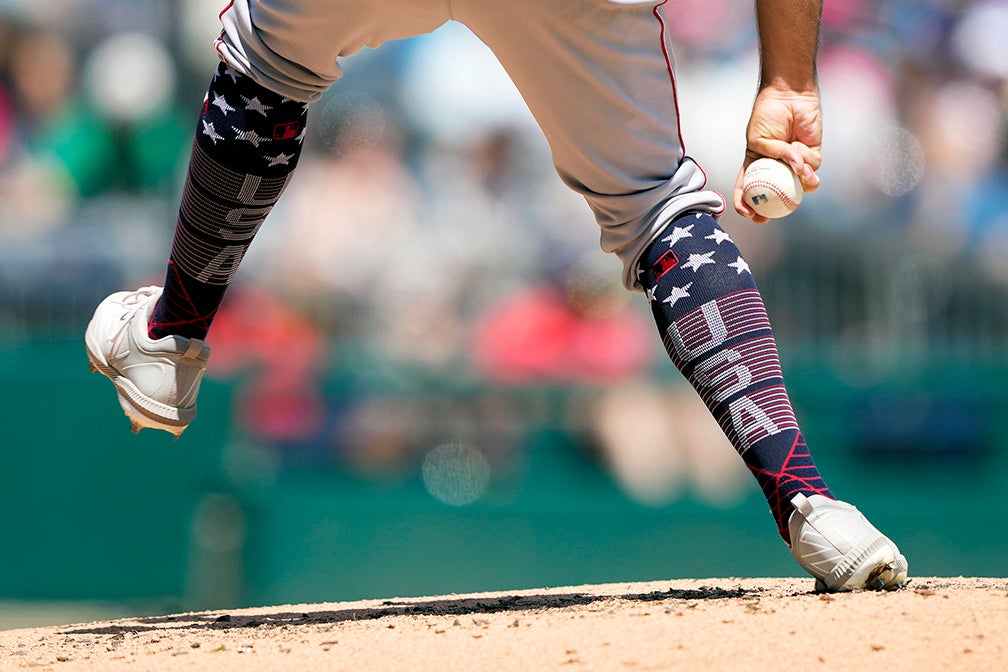 Washington Nationals Stance Alternate Jersey Socks