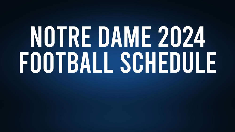 Notre Dame 2024 Football Schedule, Record, Results The Tribune