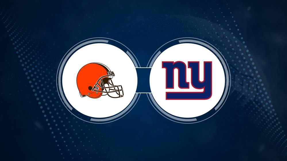 Browns vs. Giants Same Game Parlay Picks – NFL Week 3