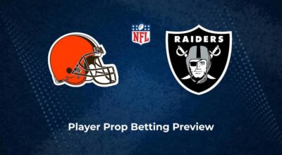 Browns vs. Raiders Player Props & Odds – Week 4