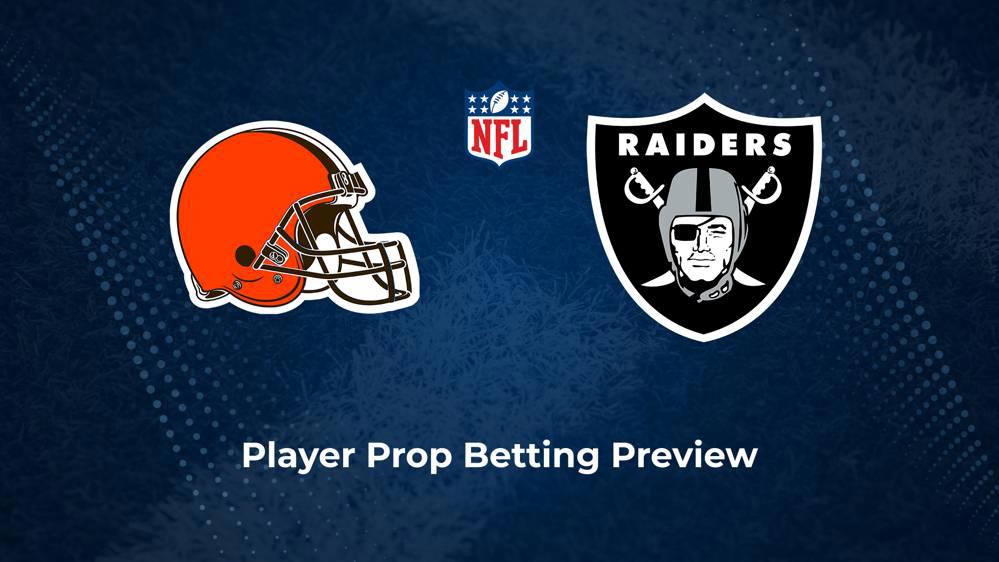 Browns vs. Raiders Player Props & Odds – Week 4