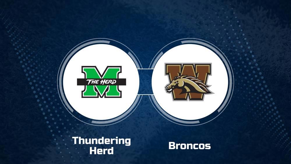 Where to Watch Marshall vs. Western Michigan on TV or Streaming Live - Sept. 28