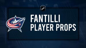 Adam Fantilli Player Prop Bets for the Blue Jackets vs. Maple Leafs Game - October 22