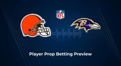 Browns vs. Ravens Player Props & Odds – Week 8