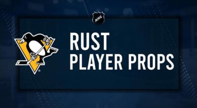 Bryan Rust Player Prop Bets for the Penguins vs. Oilers Game - October 25