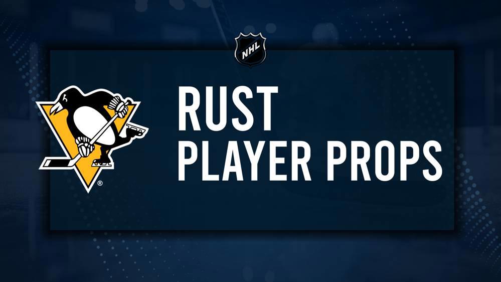 Bryan Rust Player Prop Bets for the Penguins vs. Oilers Game - October 25