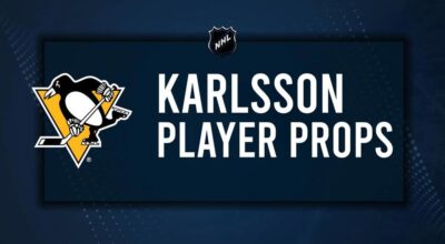 Erik Karlsson Player Prop Bets for the Penguins vs. Hurricanes Game - October 18