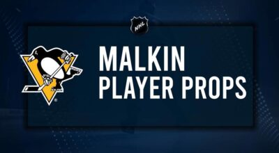 Evgeni Malkin Player Prop Bets for the Penguins vs. Ducks Game - October 31