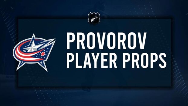 Ivan Provorov Player Prop Bets for the Blue Jackets vs. Islanders Game - October 30