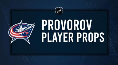 Ivan Provorov Player Prop Bets for the Blue Jackets vs. Sabres Game - October 17