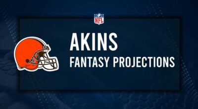 Jordan Akins Fantasy Projections: Week 9 vs. the Chargers