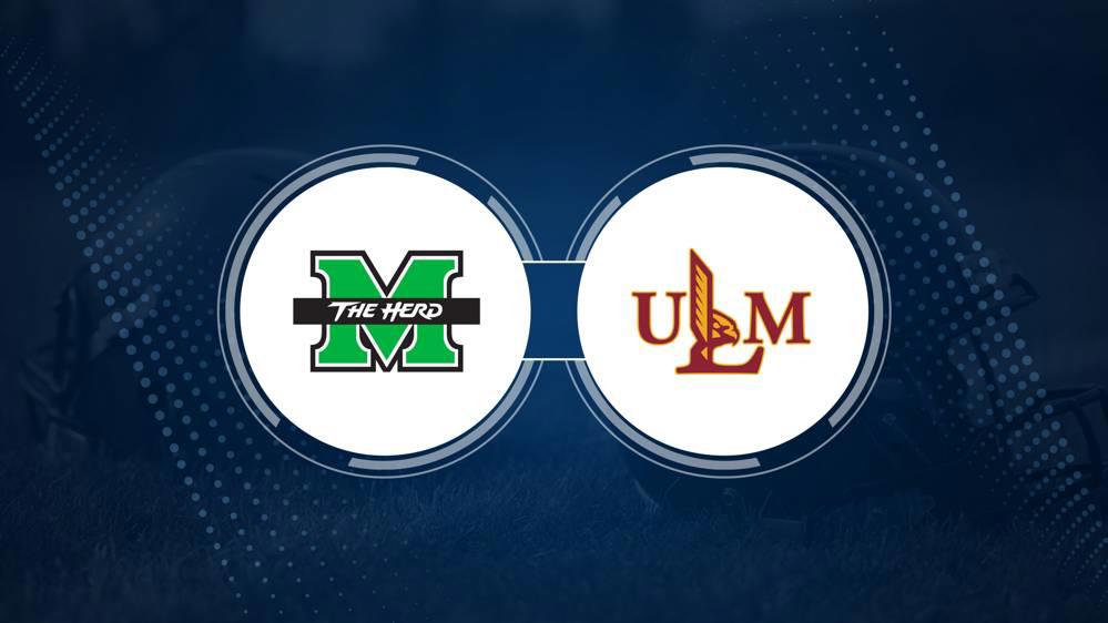 Marshall vs. Louisiana-Monroe: Odds, spread, and over/under - Nov. 2