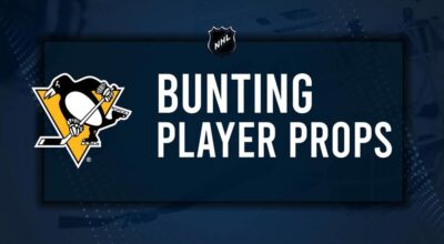 Michael Bunting Player Prop Bets for the Penguins vs. Maple Leafs Game - October 12