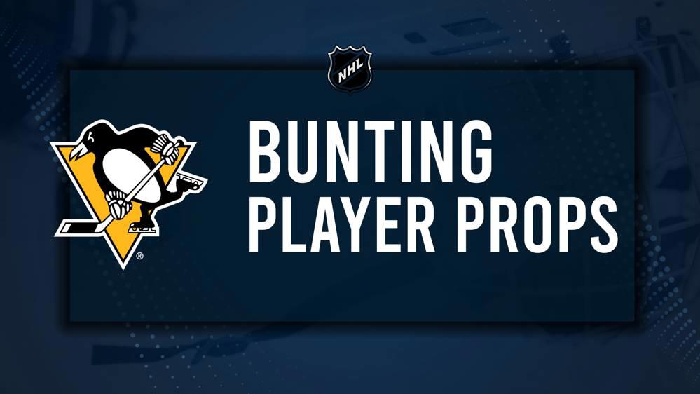 Michael Bunting Player Prop Bets for the Penguins vs. Oilers Game - October 25