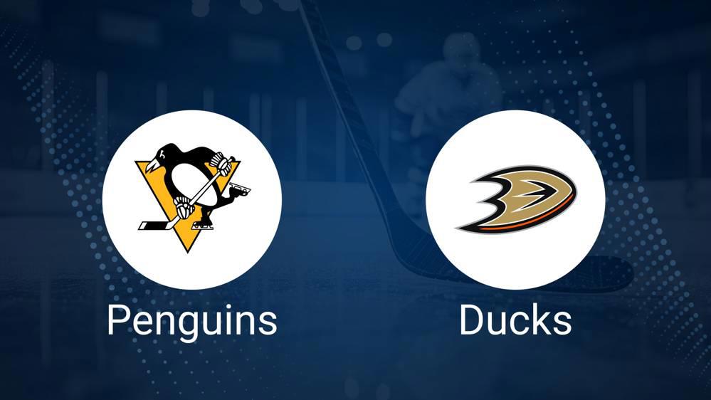 Penguins vs. Ducks Injury Report Today - October 31