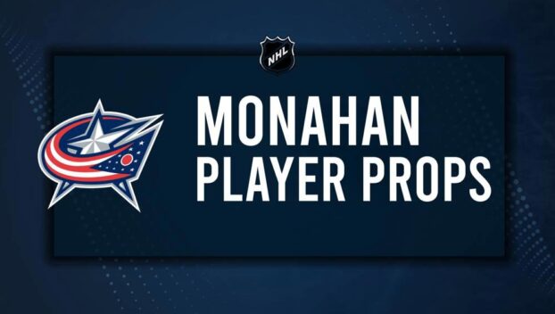 Sean Monahan Player Prop Bets for the Blue Jackets vs. Maple Leafs Game - October 22