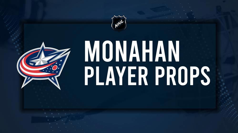 Sean Monahan Player Prop Bets for the Blue Jackets vs. Oilers Game - October 28