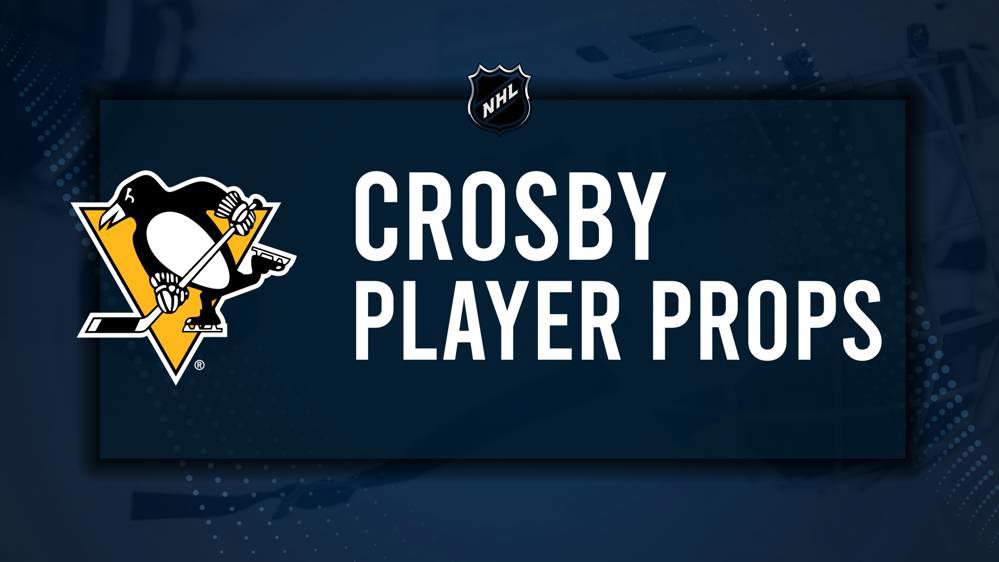 Sidney Crosby Player Prop Bets for the Penguins vs. Ducks Game - October 31