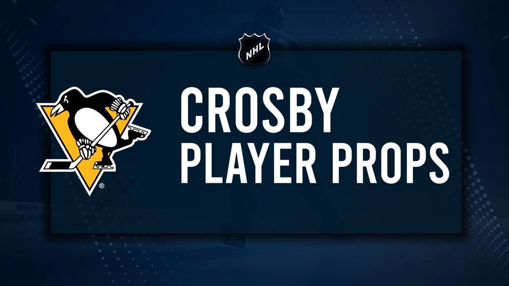 Sidney Crosby Player Prop Bets for the Penguins vs. Sabres Game - October 16