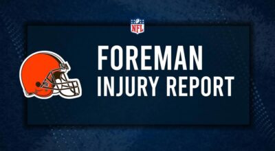 Will D'Onta Foreman Play in Week 6? NFL Injury Status, News & Updates