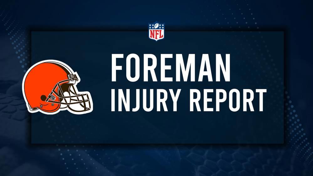 Will D'Onta Foreman Play in Week 7? NFL Injury Status, News & Updates