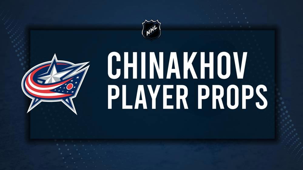 Yegor Chinakhov Player Prop Bets for the Blue Jackets vs. Panthers Game - October 15