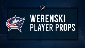 Zachary Werenski Player Prop Bets for the Blue Jackets vs. Oilers Game - October 28