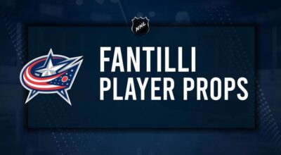 Adam Fantilli Player Prop Bets for the Blue Jackets vs. Lightning Game - November 21