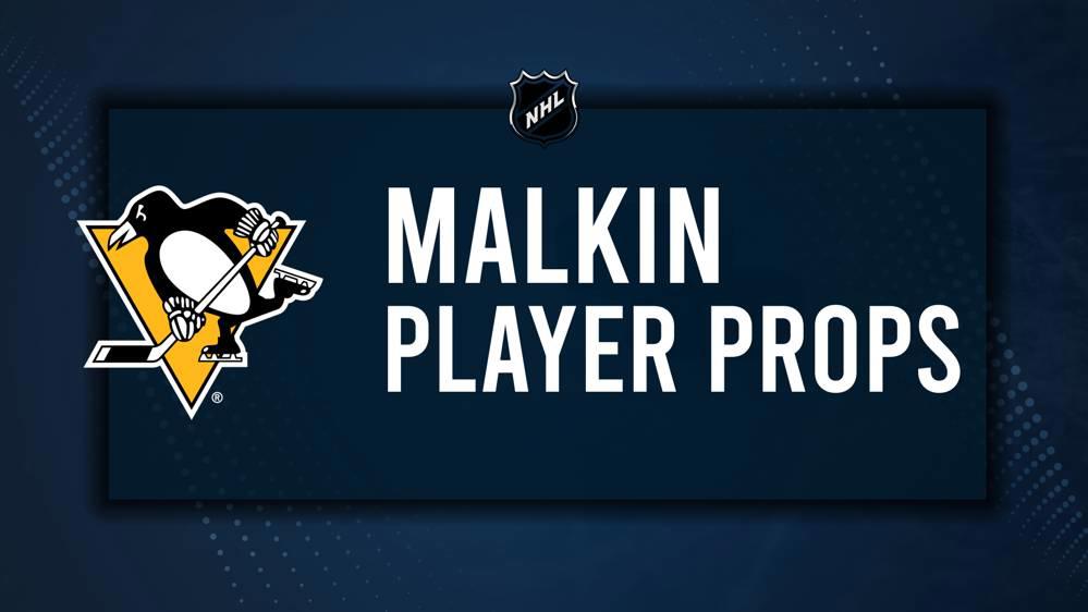 Evgeni Malkin Player Prop Bets for the Penguins vs. Canadiens Game - November 2