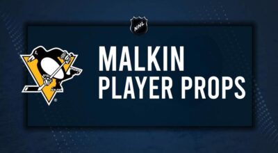 Evgeni Malkin Player Prop Bets for the Penguins vs. Capitals Game - November 8