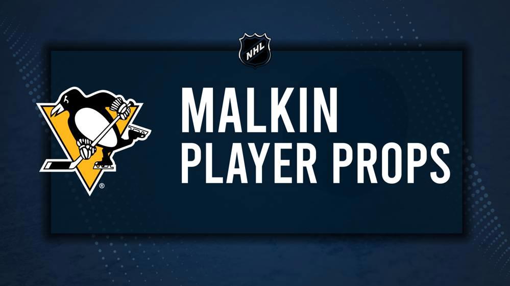 Evgeni Malkin Player Prop Bets for the Penguins vs. Capitals Game - November 8