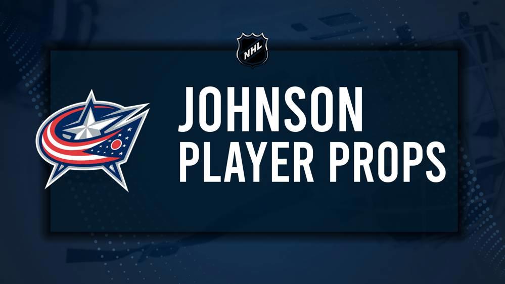 Kent Johnson Player Prop Bets for the Blue Jackets vs. Canadiens Game - November 27