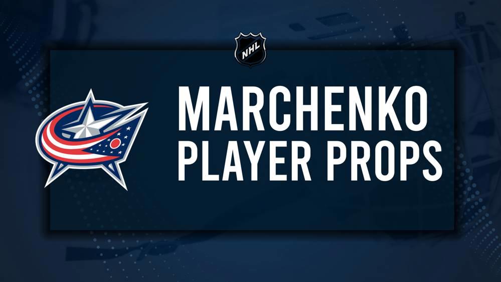 Kirill Marchenko Player Prop Bets for the Blue Jackets vs. Penguins Game - November 15