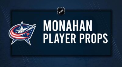 Sean Monahan Player Prop Bets for the Blue Jackets vs. Bruins Game - November 18