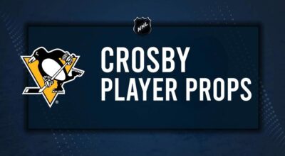 Sidney Crosby Player Prop Bets for the Penguins vs. Flames Game - November 30