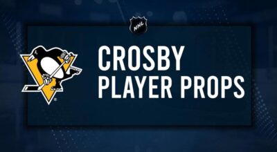 Sidney Crosby Player Prop Bets for the Penguins vs. Lightning Game - November 19