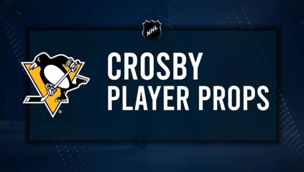 Sidney Crosby Player Prop Bets for the Penguins vs. Red Wings Game - November 13