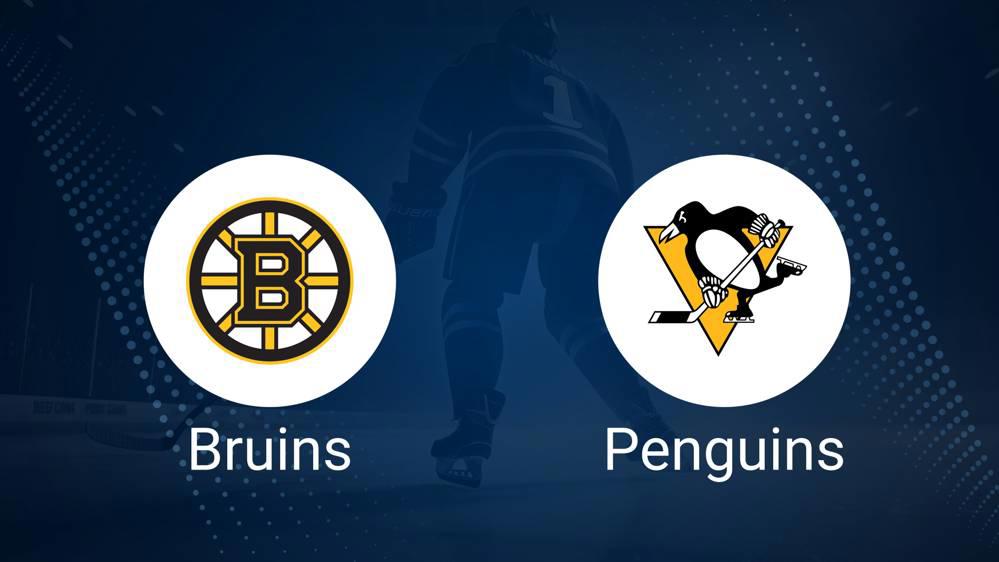 Where to Watch Boston Bruins vs. Pittsburgh Penguins on TV or Streaming Live - November 29