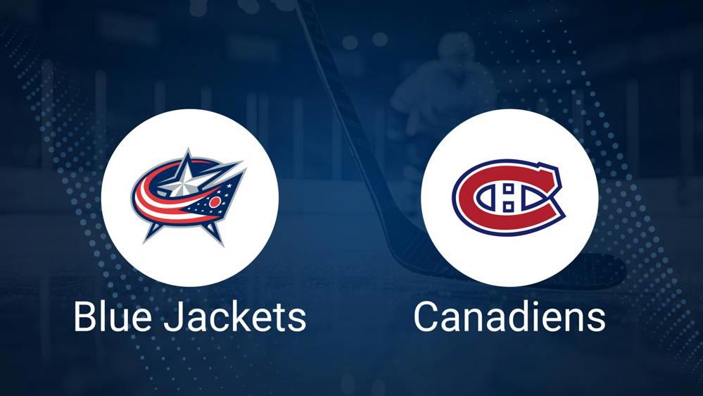 Where to Watch Columbus Blue Jackets vs. Montreal Canadiens on TV or Streaming Live - November 27