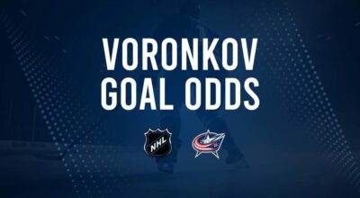 Will Dmitri Voronkov Score a Goal Against the Capitals on November 2?