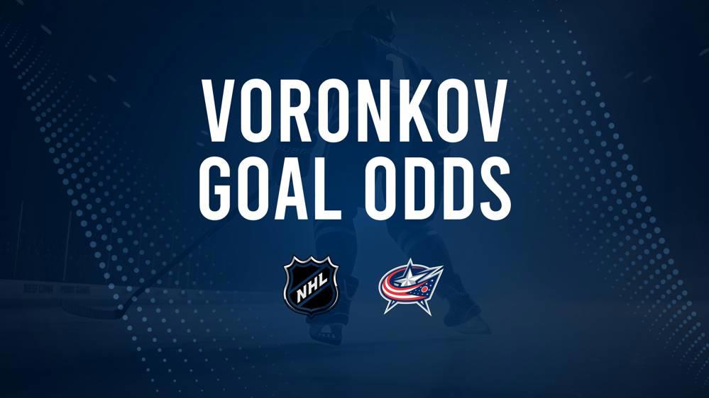 Will Dmitri Voronkov Score a Goal Against the Capitals on November 2?