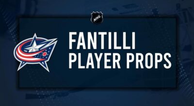 Adam Fantilli Player Prop Bets for the Blue Jackets vs. Flames Game - December 3