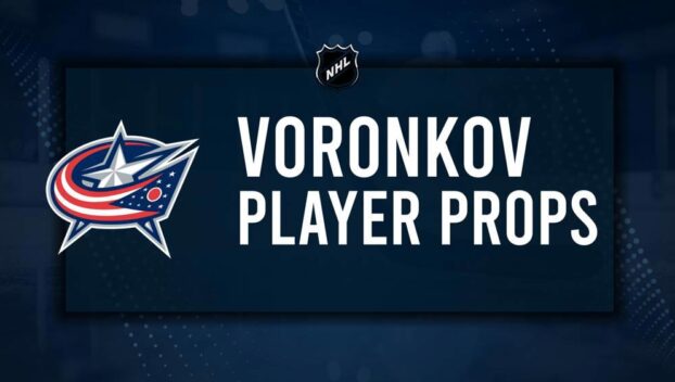 Dmitri Voronkov Player Prop Bets for the Blue Jackets vs. Canadiens Game - December 23