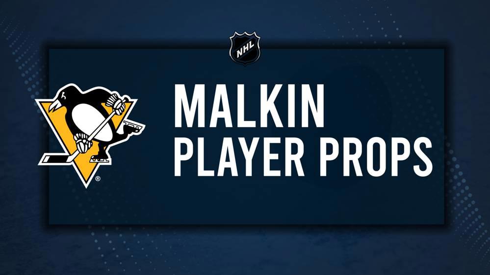 Evgeni Malkin Player Prop Bets for the Penguins vs. Islanders Game - December 29