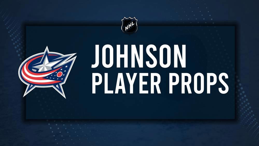 Kent Johnson Player Prop Bets for the Blue Jackets vs. Bruins Game - December 27